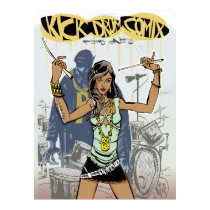 Kick Drum One Print/Poster by 40ozcomics Kick Drum One Print/Poster