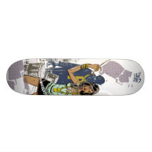 Kick Drum One Skate Deck