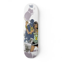 Kick Drum One Skate Deck skateboards by 40ozcomics Kick Drum One Skate Deck skateboards