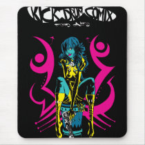 Kick Drum Two Mousepad by 40ozcomics Kick Drum Two Mousepad