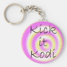 kick it kodi spiral keychain