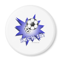 Kick It! magnets by SoccerMascots Kick It! magnets