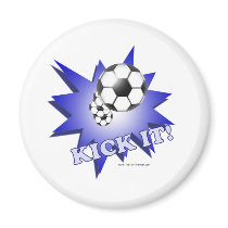 Kick It! magnets by SoccerMascots Kick It! magnets