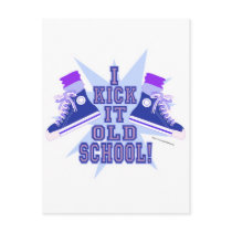 Kick it Old School postcards by Anotherfort Kick it Old School postcards