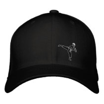 Kick Kung Fu Karate Hat Martial Arts MMA Cap embroidered hats