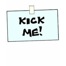 KICK ME t-shirts