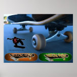 Kick Push (Skateboarding) Poster