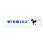 Kick Some Cancer Bumper Sticker bumper stickers