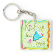 Kick Up Your Heels Celebration Key Chain key chains