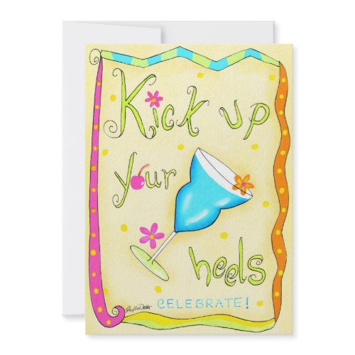 Kick up Your Heels invitation