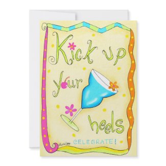 Kick up Your Heels Invitation back