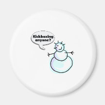 Kickboxing Anyone Magnets