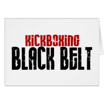 Kickboxing Black Belt Karate Cards
