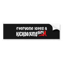 Kickboxing bumper stickers by republicofsport Kickboxing bumper stickers