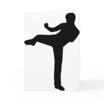 Kickboxing Greeting Card