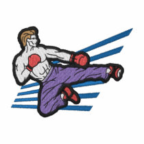 Kickboxing embroidered shirts by ZazzleEmbroidery Kickboxing embroidered shirts