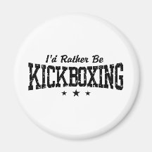 Kickboxing Fridge Magnet