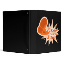 Kickin Cancer's Ass Leukemia Vinyl Binder