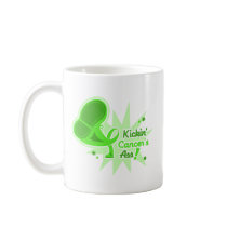 Kickin Cancer's Ass Non-Hodgkin's Lymphoma Coffee Mugs
