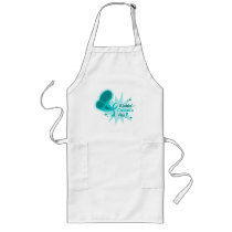 Kickin' Cancer's Ass Ovarian Cancer Apron
