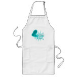 Kickin' Cancer's Ass Ovarian Cancer Apron