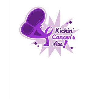 Kickin Cancer's Ass Pancreatic Cancer shirt