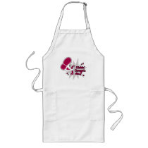 Kickin Cancer's Ass Throat Cancer Apron