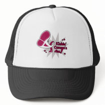 Kickin Cancer's Ass Throat Cancer Mesh Hat