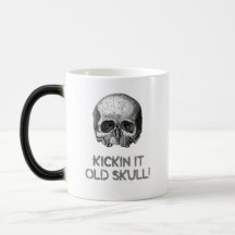 Kickin it Old Skull Coffee Mug