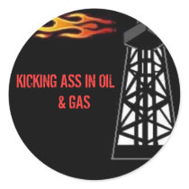 KICKING ASS Hard Hat Sticker