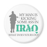 Kicking Ass in Iraq Refrigerator Magnet