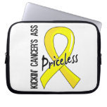 Kicking Ass Priceless Bladder Cancer Laptop Sleeve