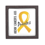 Kicking Ass Priceless Childhood Cancer Premium Trinket Box
