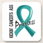 Kicking Ass Priceless Peritoneal Cancer Coasters