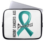 Kicking Ass Priceless Peritoneal Cancer Laptop Computer Sleeves