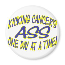 Kicking Cancer's Ass Magnets