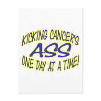 Kicking Cancer's Ass postcards by goldnsun Kicking Cancer's Ass postcards