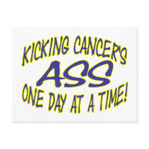 Kicking Cancer's Ass postcards by goldnsun Kicking Cancer's Ass postcards