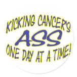 Kicking Cancer's Ass Stickers