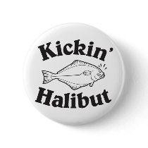 Kicking Halibut Pins