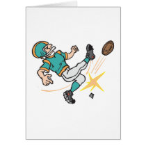 kicking off football player cards