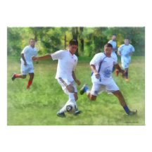 Kicking Soccer Ball Custom Announcements