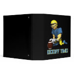 Kickoff Time Vinyl Binders