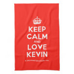 [Crown] keep calm and love kevin  Kicthen Towels