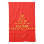 [Crown] keep calm ashleigh and amy are here [Love heart] xxxxxxxxxxxx [Love heart]  Kicthen Towels