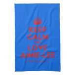 [Crown] keep calm and love aimie-lee  Kicthen Towels