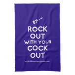 [Electric guitar] rock out with your cock out  Kicthen Towels