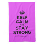[Crown] keep calm and stay strong  Kicthen Towels