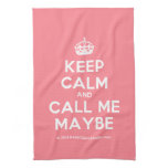 [Crown] keep calm and call me maybe  Kicthen Towels