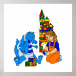 Kid & Baby Dragon posters